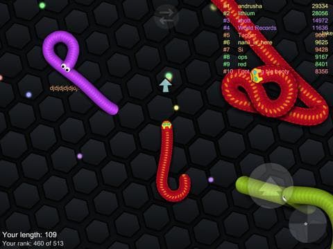 Flashy Snake - Rolling Worm All O Skins Unlocked screenshot 3