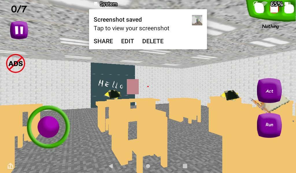 Baldi but Minecraft floor screenshot 5