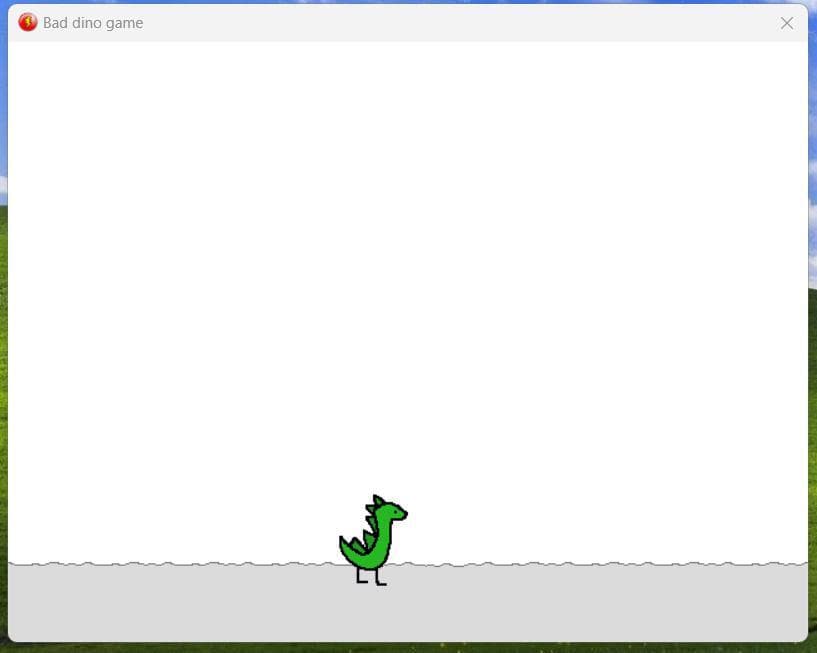 Bad dino game