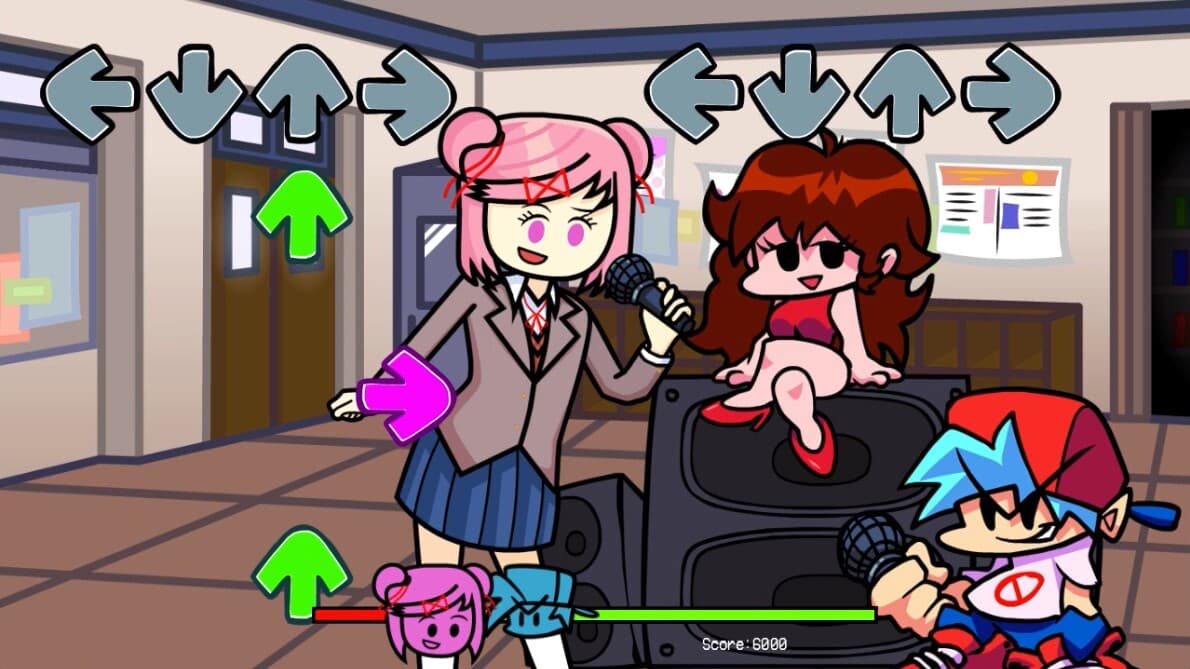 FNF X DDLC MOD screenshot 2