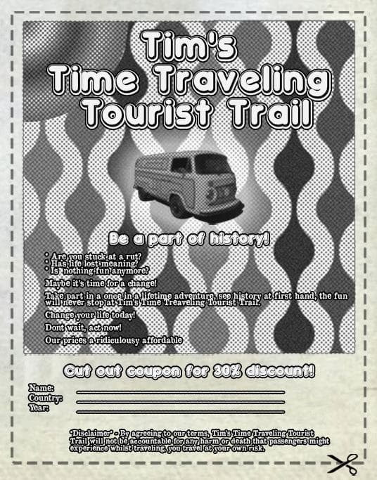 Tims Time Traveling Tourist Trail