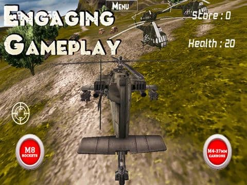 Boeing AH-64 Apache Longbow - Combat Gunship Helicopter Simulator of Infinite Tanks Hunter