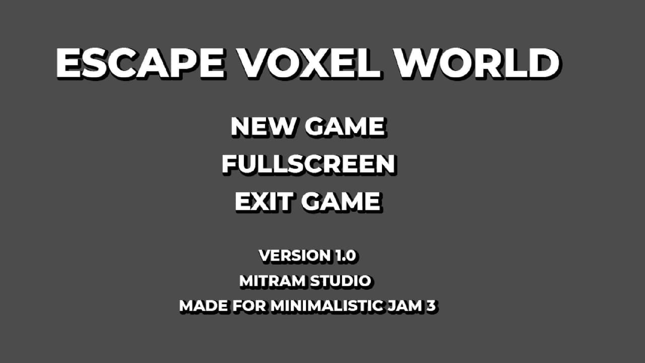 Escape Voxel World screenshot 2