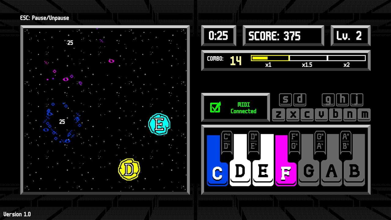 Musical Meteors screenshot 2