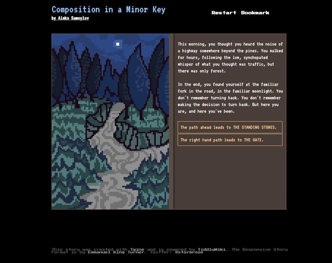 Composition in a Minor Key screenshot 2