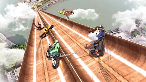 Chained Bikes: Mega Ramp Stunts screenshot 4