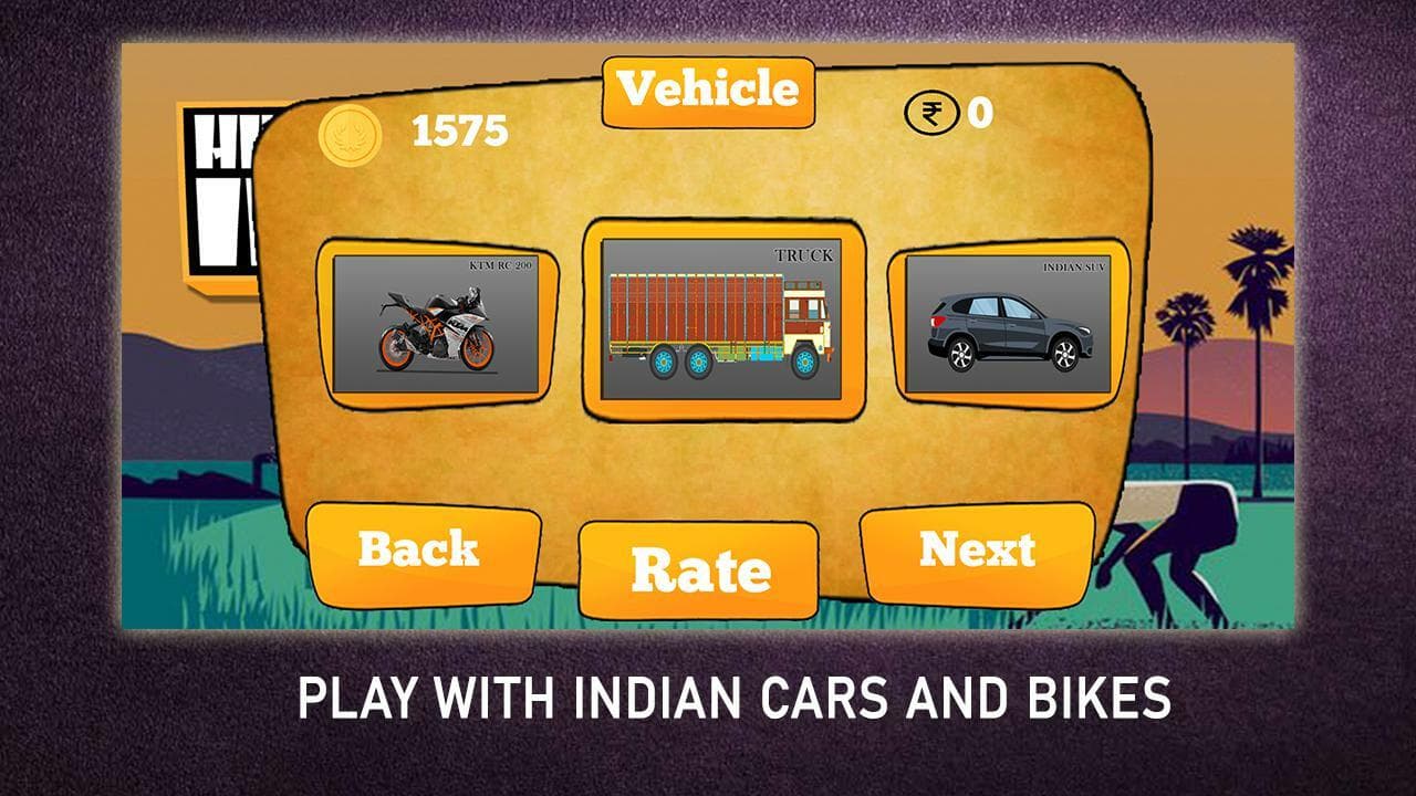 Hills Escape India - 2d Racing Game screenshot 4
