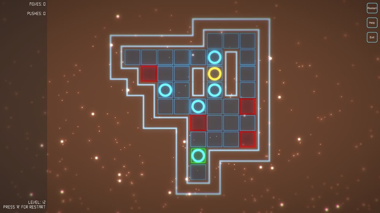 Glowing Sokoban screenshot 3