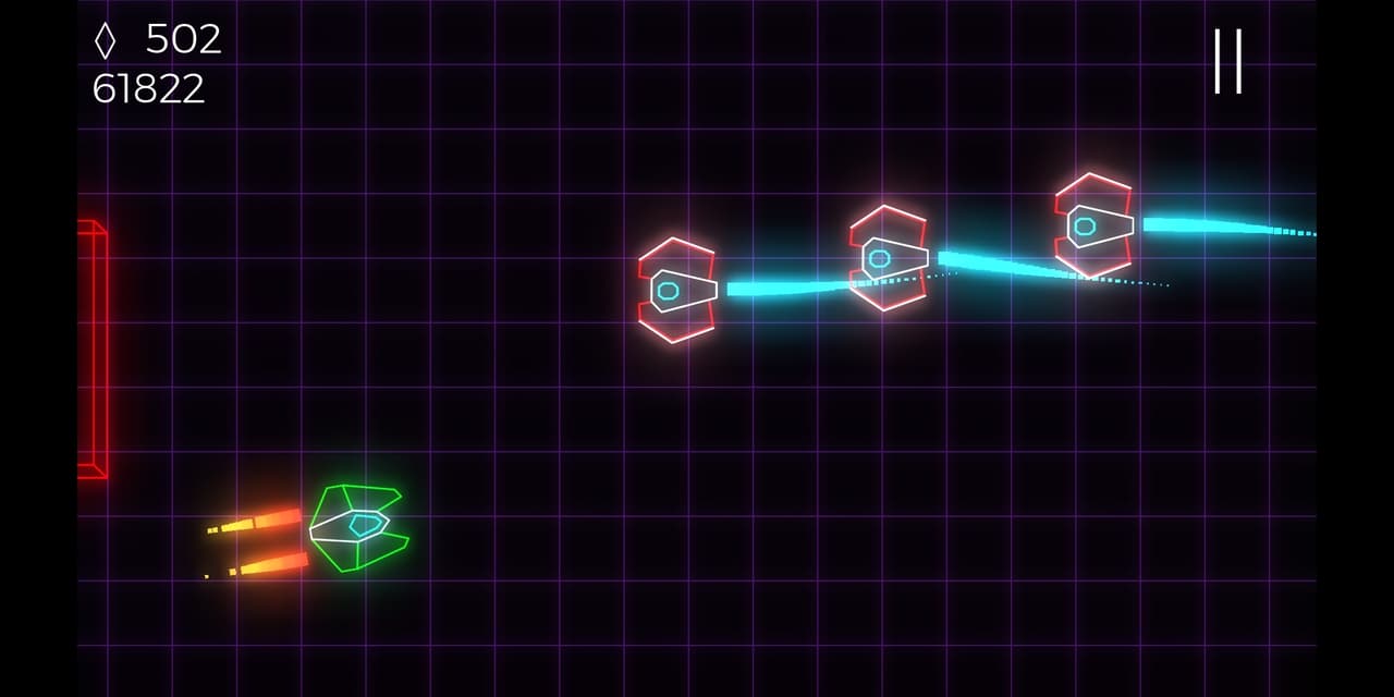 Neon Light Spaceship screenshot 5