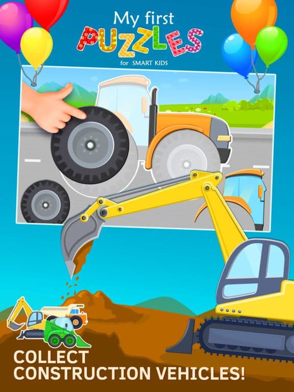 Vehicles Jigsaw Puzzles for Toddlers Free screenshot 2