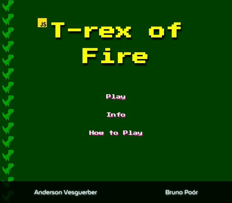 T-rex of fire