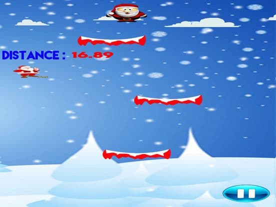 Santa Claus Jumping Runner