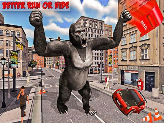 Giant Gorilla City Attack