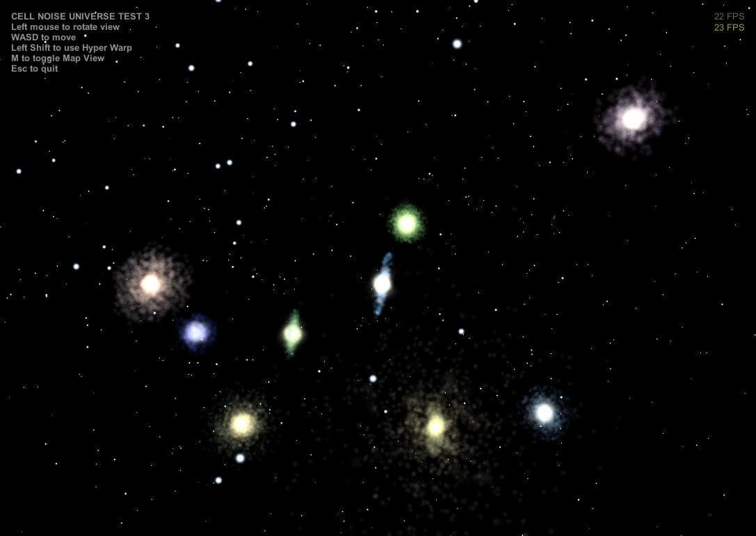 Old Chunk System Demo: Cell Noise Universe screenshot 2