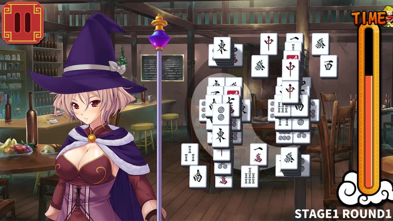 Mahjong Strip Solitaire: Harem Guild
