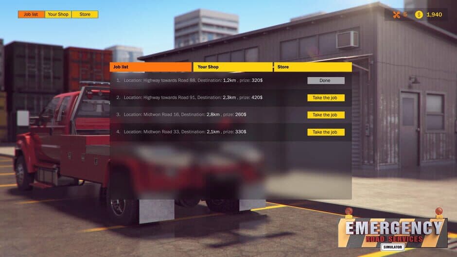 Emergency: Road Services Simulator screenshot 3