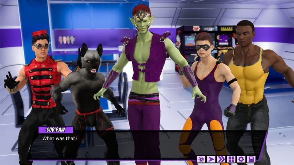 Fresh Force Frustrations: A Gay Superhero Erotic Visual Novel