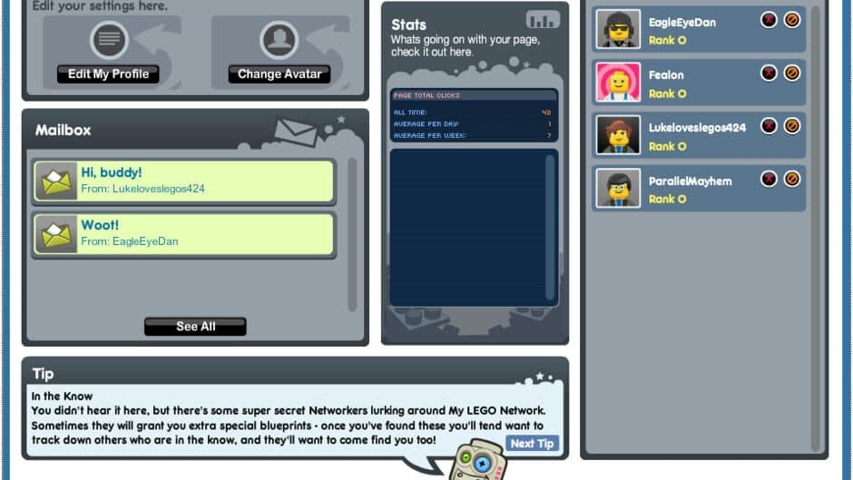 My Lego Network screenshot 5