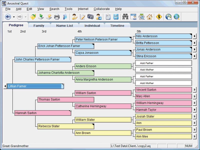 Family Tree Heritage Platinum 9 screenshot 2
