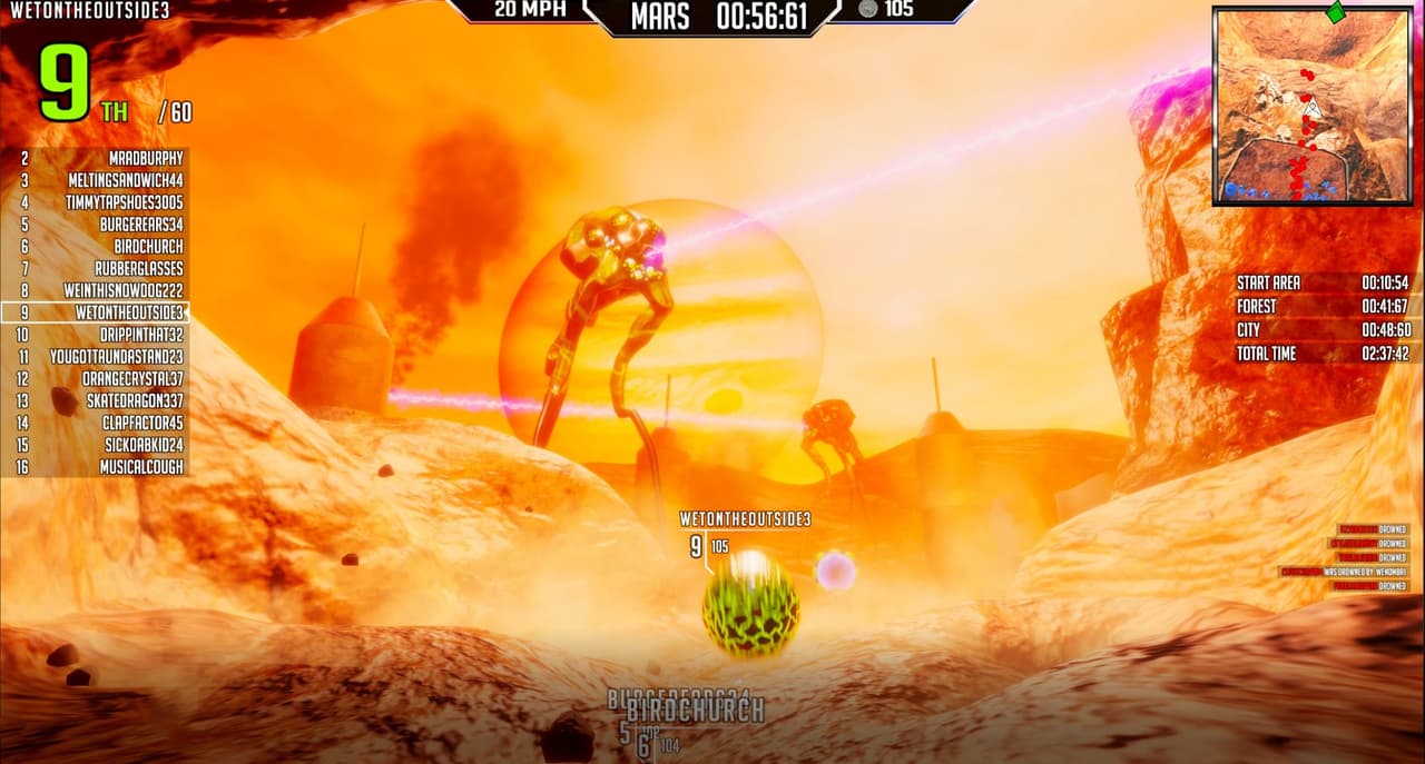 Crazy Ball Racing screenshot 4