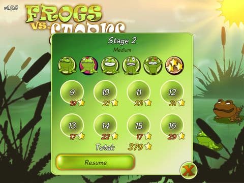 Frogs vs. Storks (Free) screenshot 2