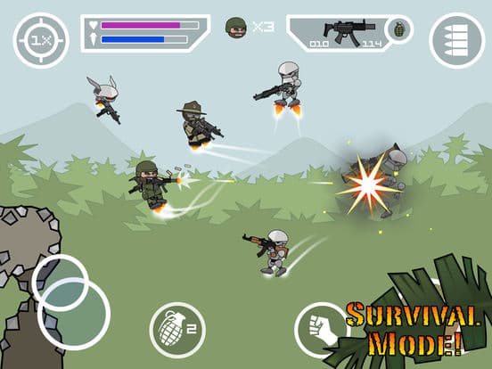 Doodle Army 2: Mini Militia - Online Multiplayer screenshot 3
