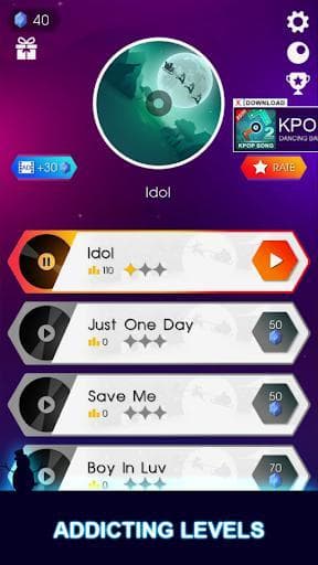 BTS Hop: KPOP IDOL Rush Dancing Tiles Game 2019! screenshot 2