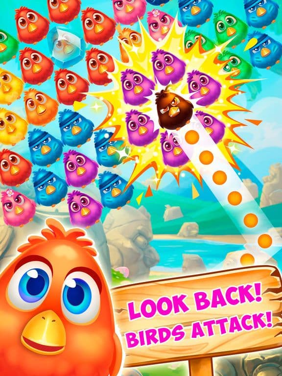 Bubble Birds 4: Match 3 Puzzle Shooter Game screenshot 2