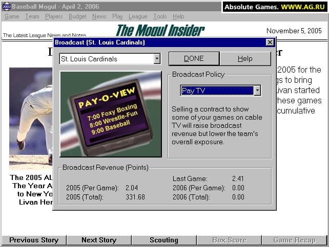 Baseball Mogul 2002