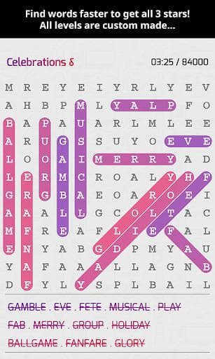Super Word Search Game Puzzle App screenshot 2