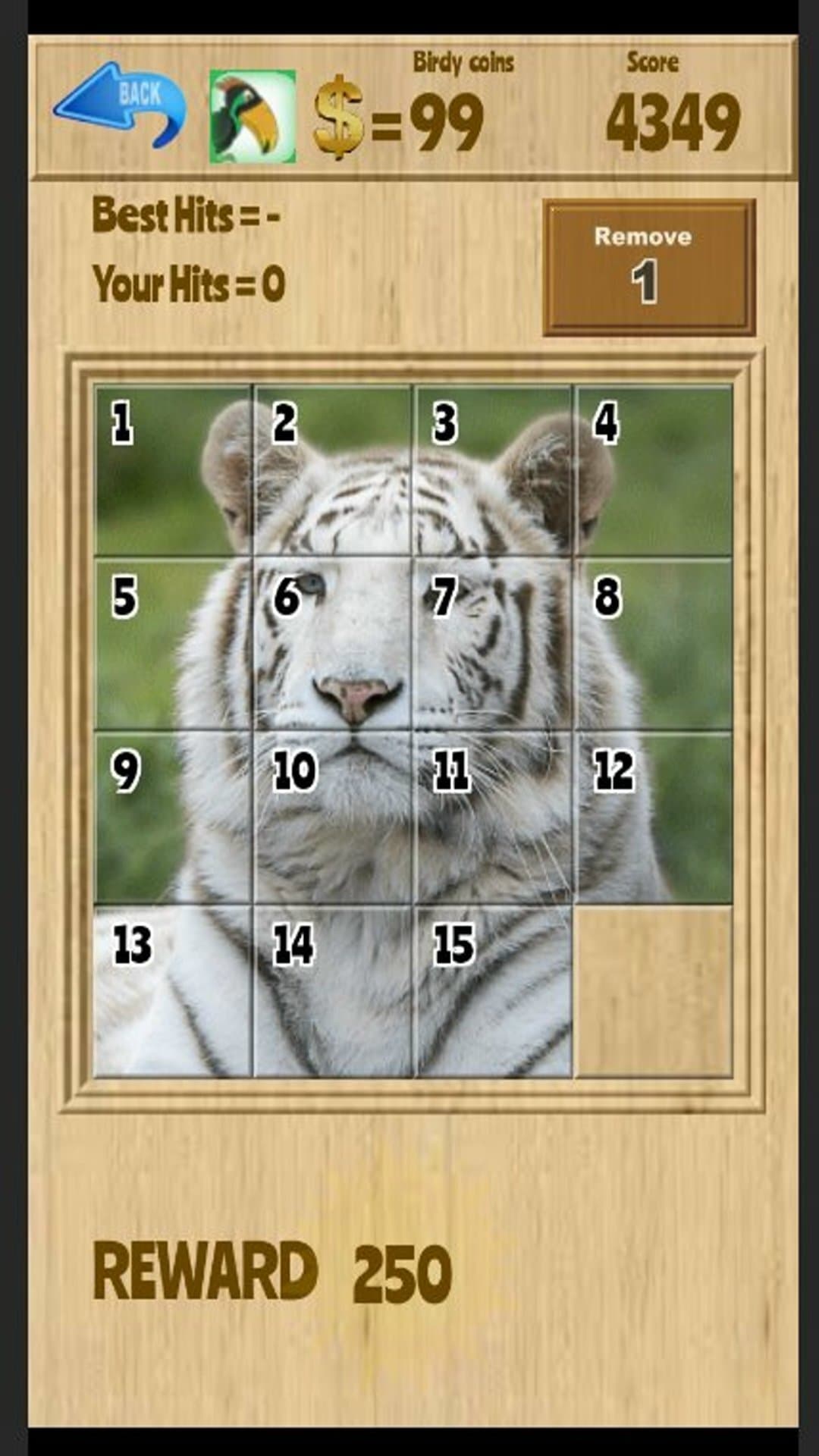 magic puzzle 15 slider screenshot 2