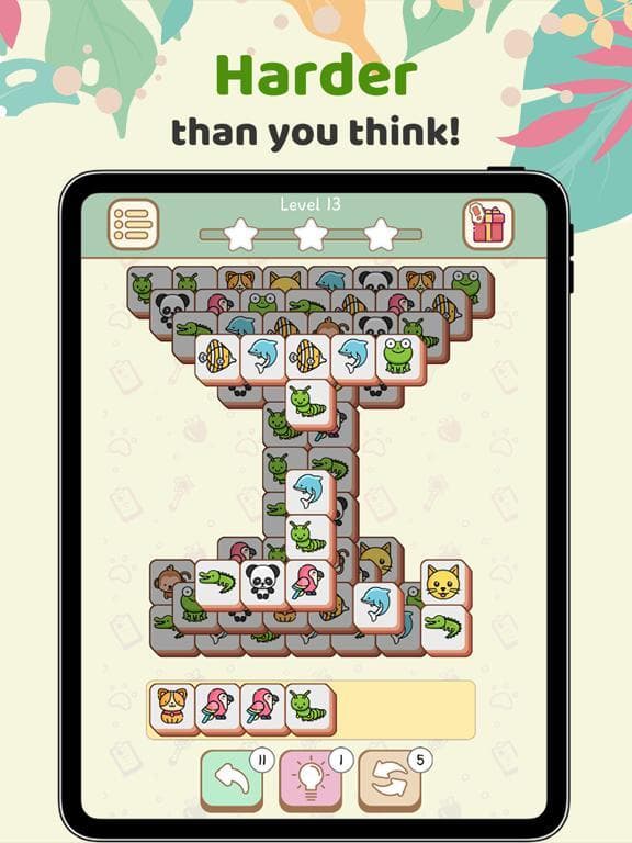 3 Tiles - Animal Mahjong Match screenshot 4