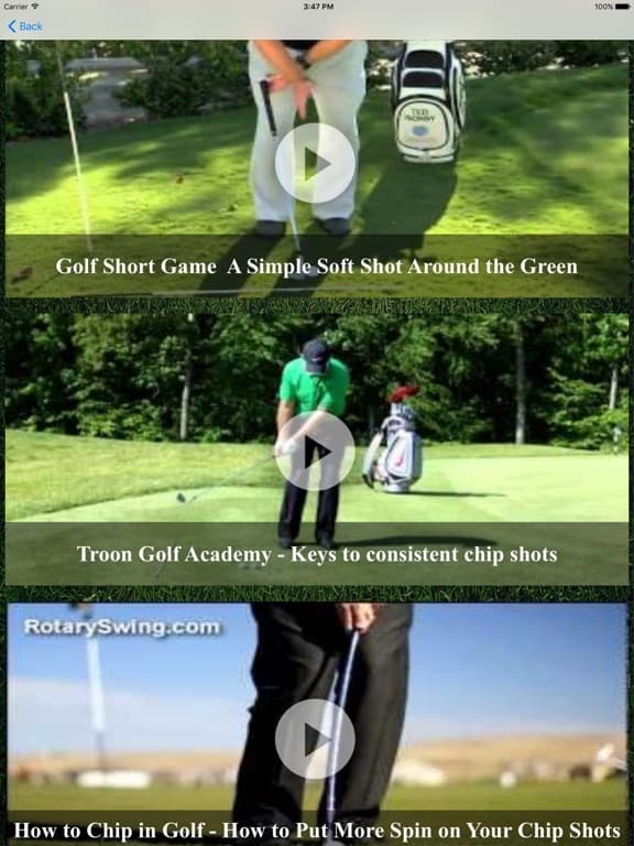 Golf Training and Coaching screenshot 3