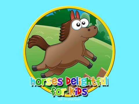 horses delightful for kids - free screenshot 2