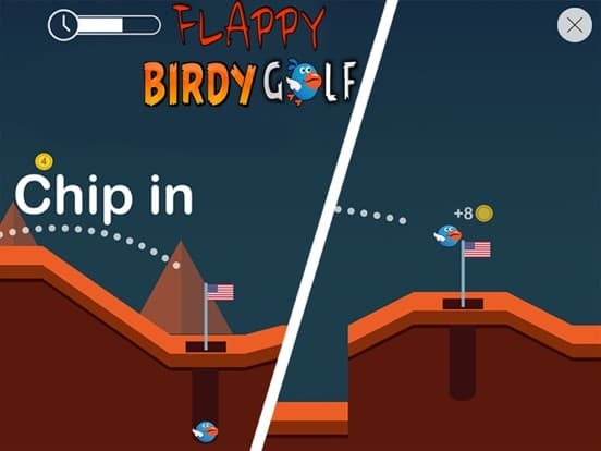 Flappy Birdy Golf - Free Mini Golf Flappy Games screenshot 4