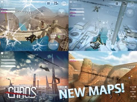 CHAOS Combat Copters -‐ #1 Multiplayer Helicopter Simulator 3D screenshot 6
