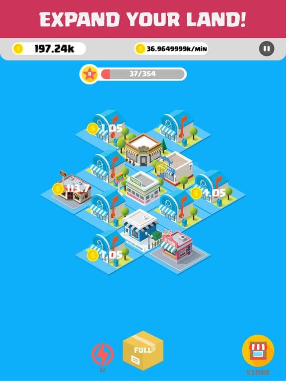 Merge Houses! Make a Town!