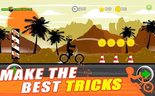 Stickman Bike: Pro Ride screenshot 3