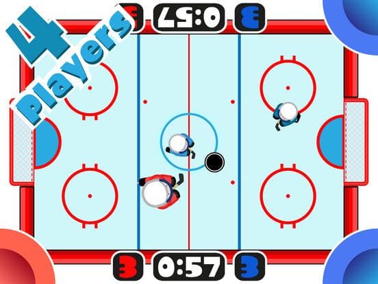 4 Players Ice Hockey screenshot 2