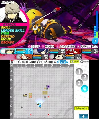 Persona Q: Shadow of the Labyrinth screenshot 3