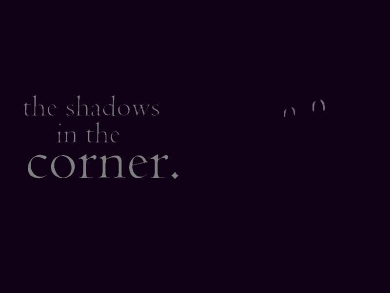 Shadows in the corner