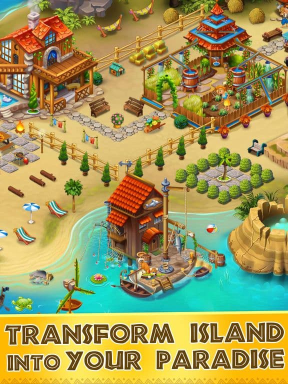 Tropic Trouble Match 3 Builder screenshot 3
