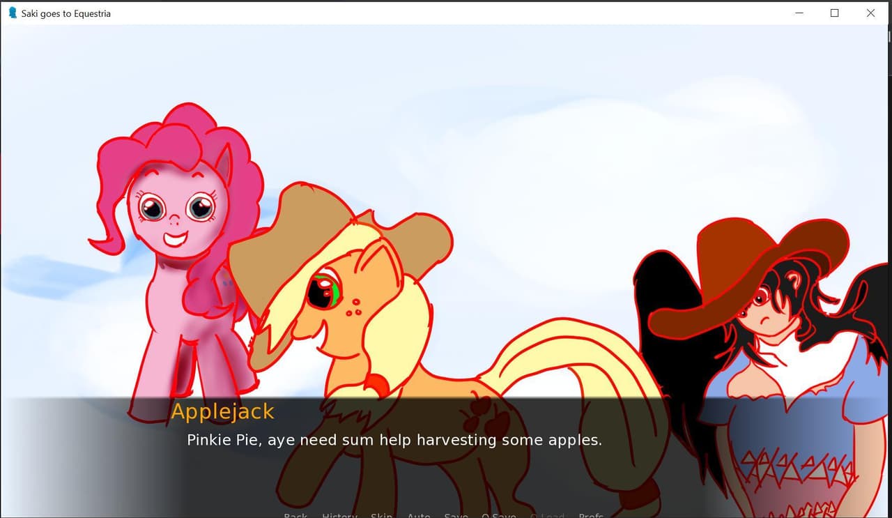 Saki goes to Equestria screenshot 3