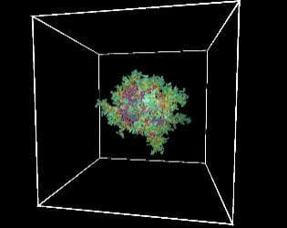 3D Diffusion Limited Aggregation #Exp 14 screenshot 4
