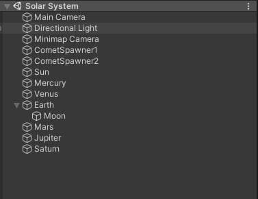 Solar System (itch) (Zongyuan Li) screenshot 2