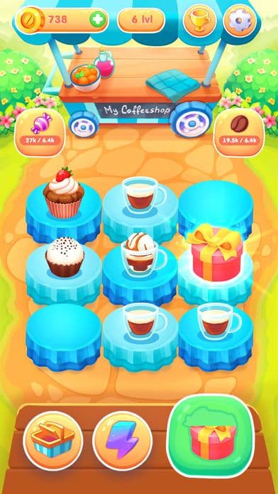 Cafe Merge: Dessert Maker screenshot 2