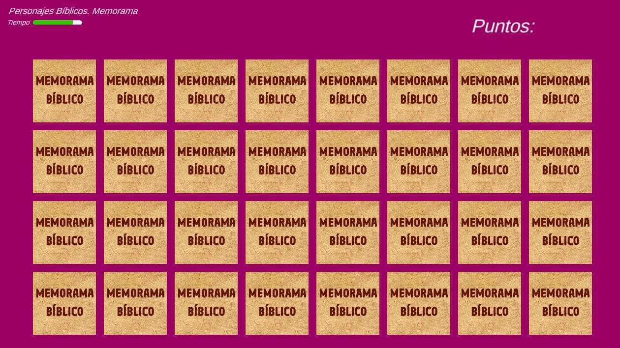 Personajes Bíblicos. Memorama screenshot 3