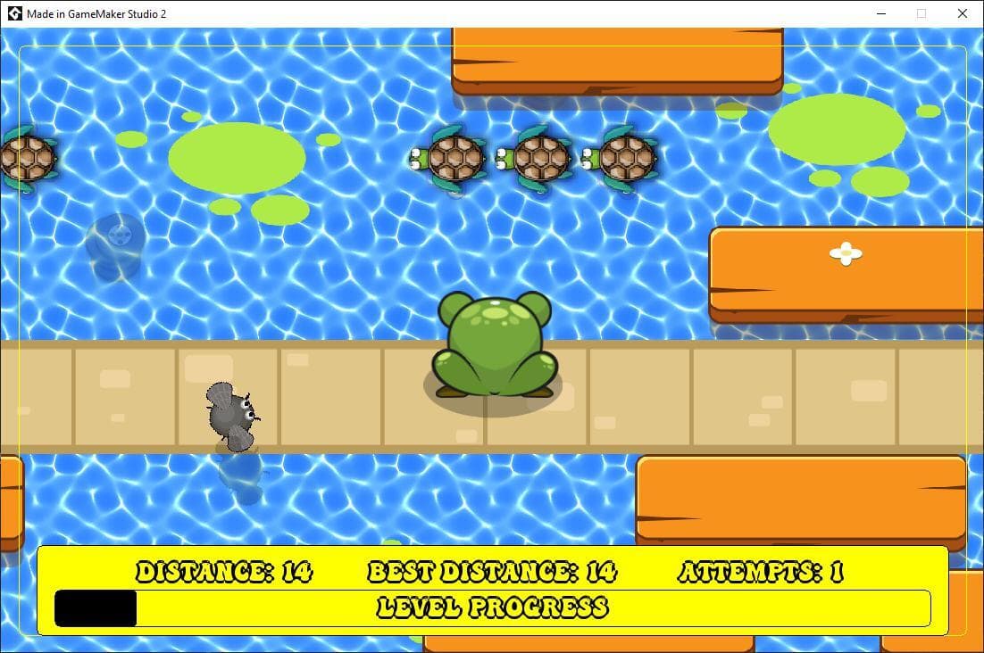 Frogie - Accessible Game - Simple Control System