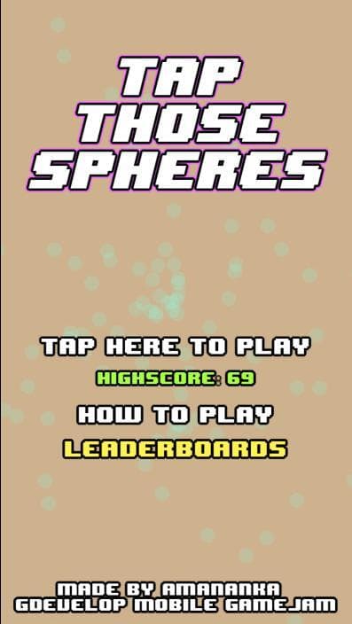 Tap Those Spheres screenshot 2