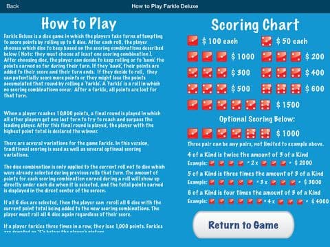 Farkle Deluxe HD screenshot 4